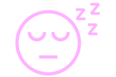 icon face asleep